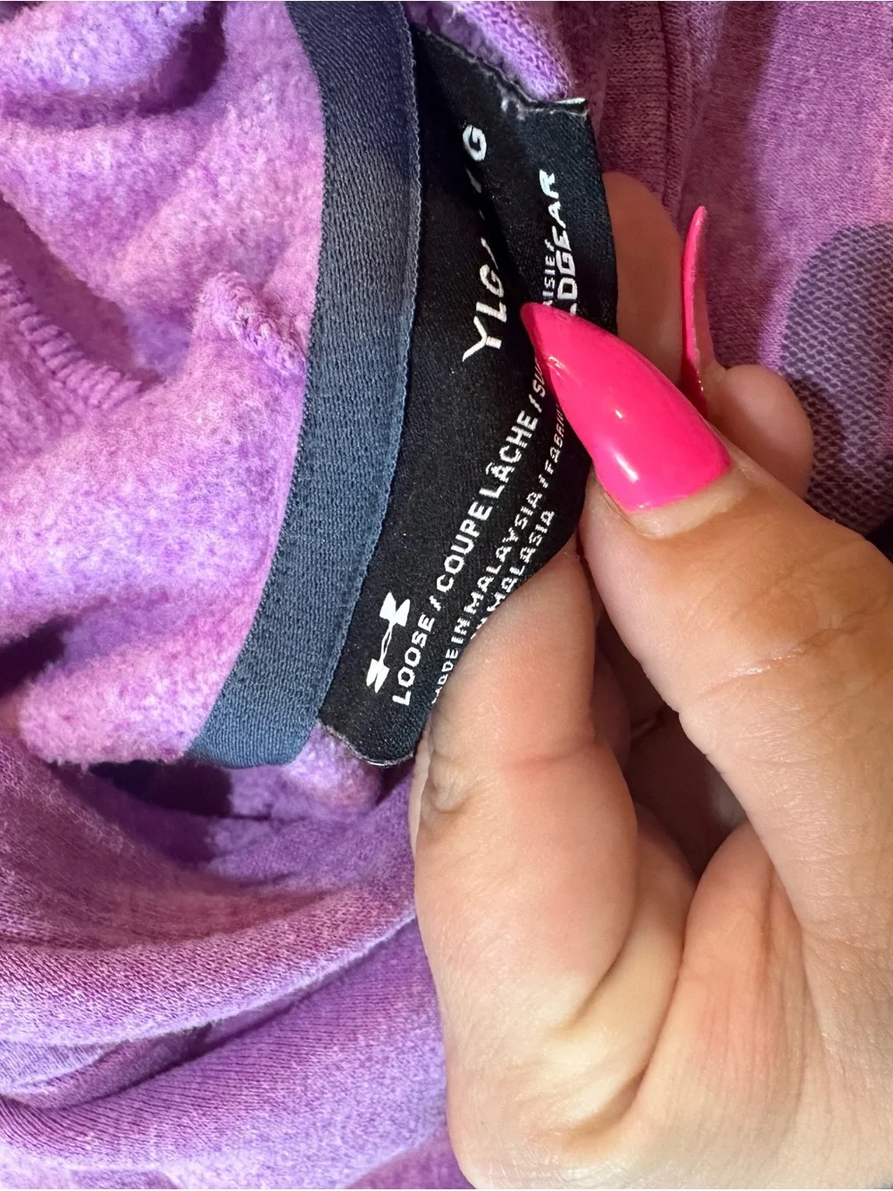 Under Armour Lavender/Purple Pullover Hoodie